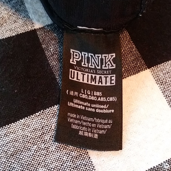 Pink Victoria's Secret Ultimate sports bra size Large cheetah print - Picture 4 of 5